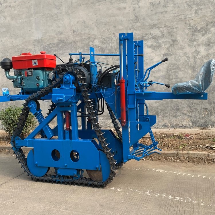 履带式液压大姜 大葱深度可调 多功能自走式收获机图4