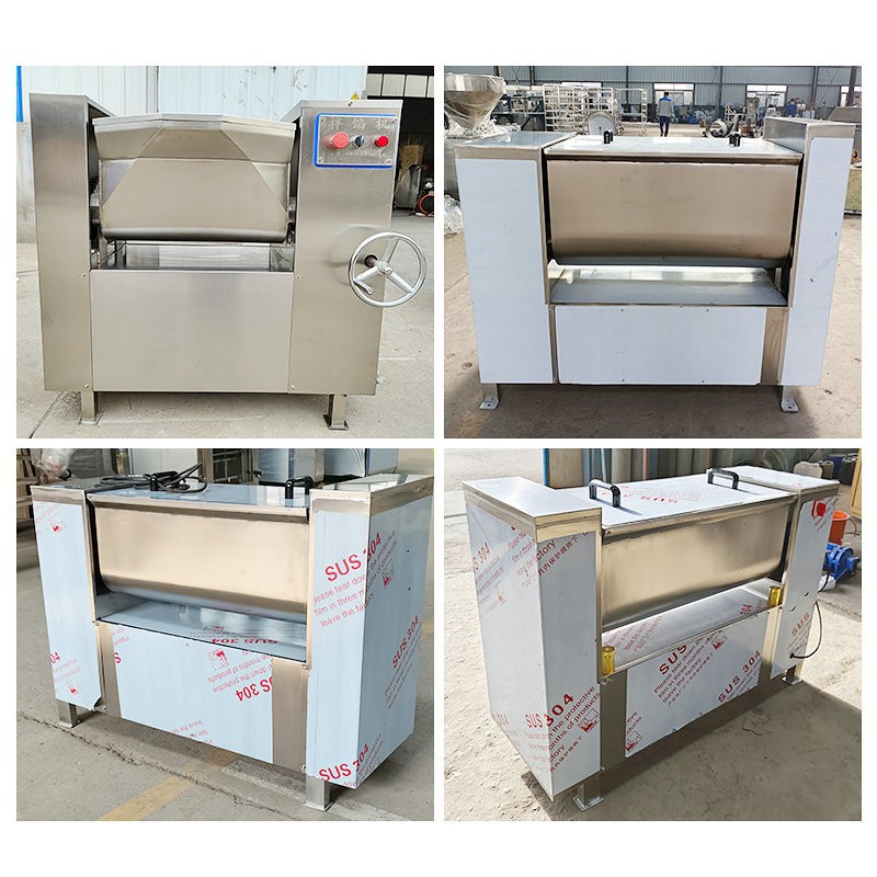 全自动拌馅机 不锈钢商用包子饺子馅拌馅机 牛肉猪肉双绞龙拌馅机图3
