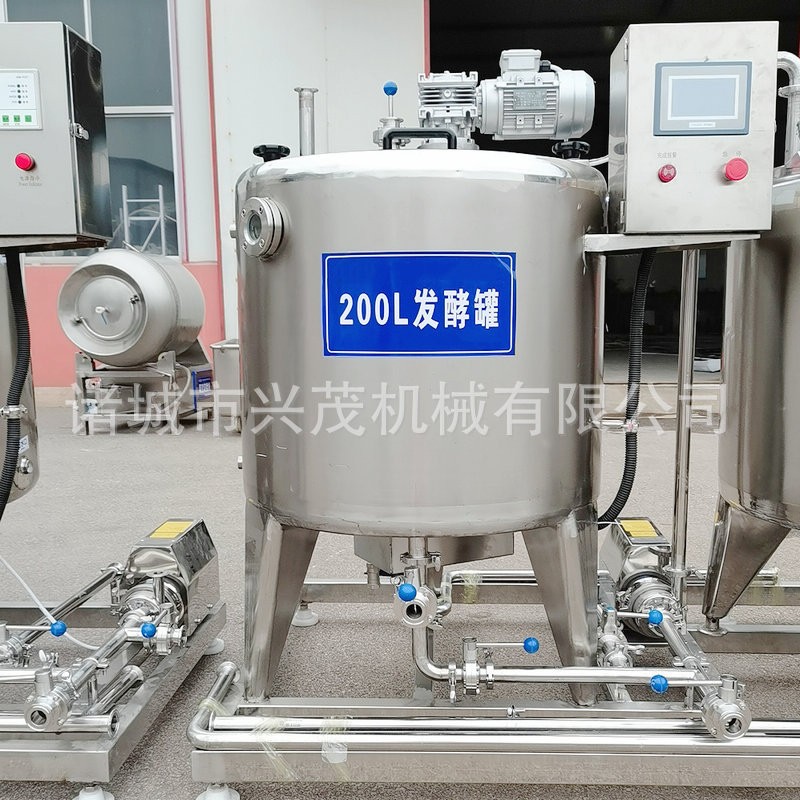 巴氏奶灭菌设备 全自动中小型巴氏酸奶生产线 发酵罐牛奶生产线图3