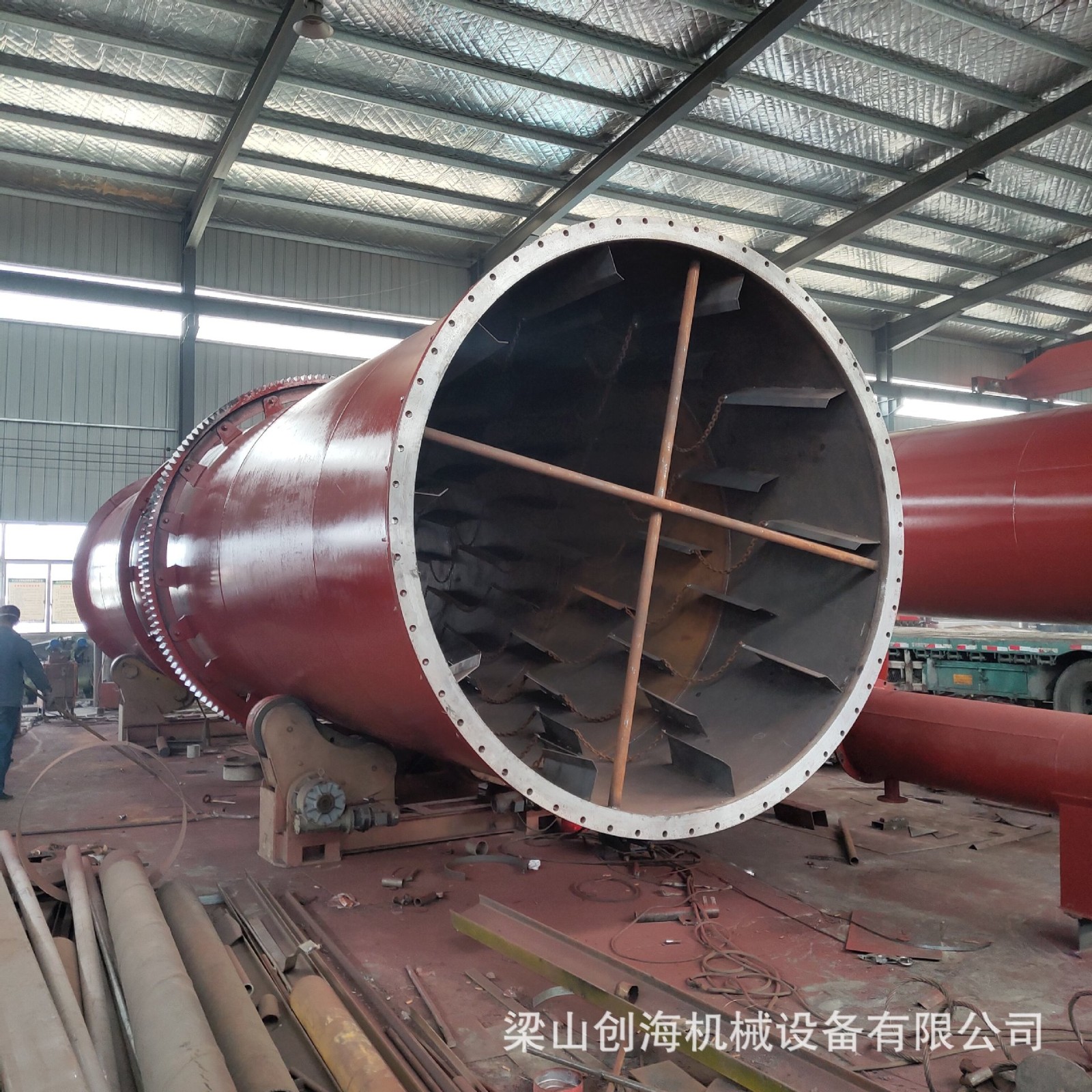 玉米秸杆烘干机生产厂家 稻草烘干机 豆腐渣粪肥干燥滚筒图4