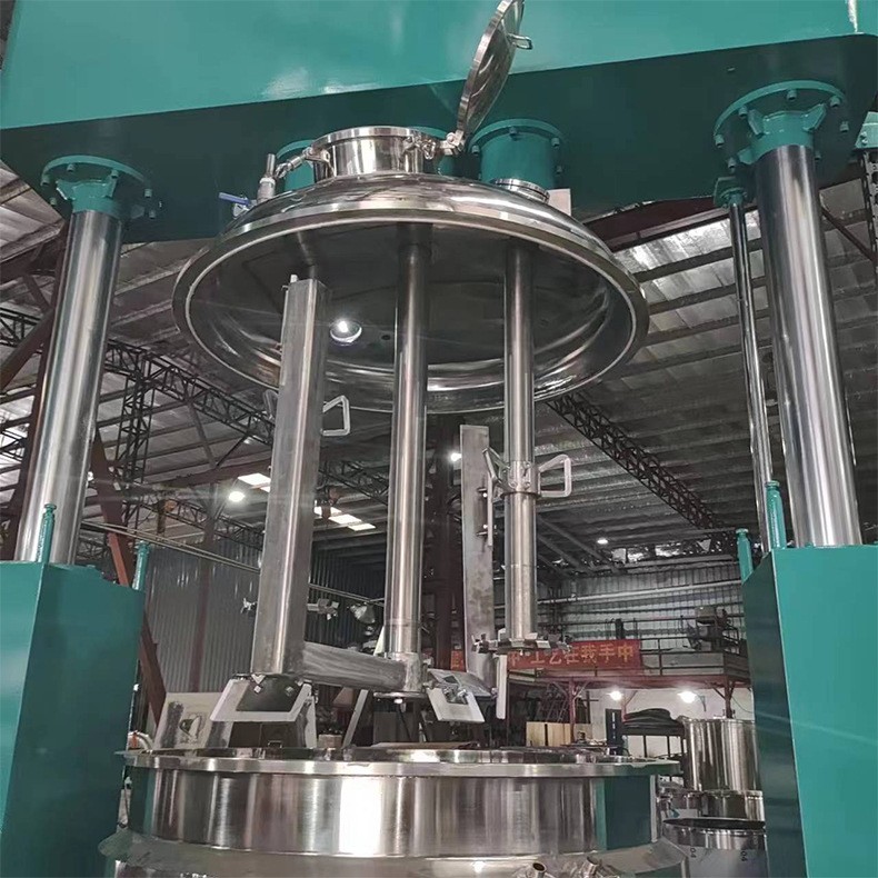 厂家供应三轴高速分散机立式液压变频分散机真空加热反应釜带刮壁图3