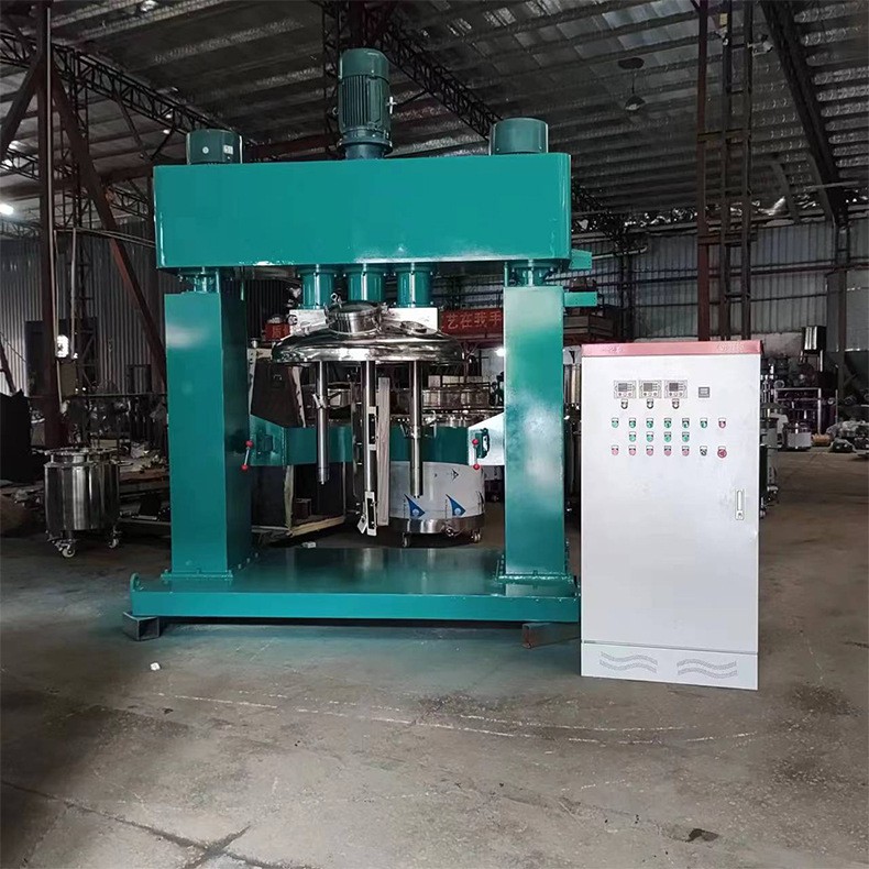 厂家供应三轴高速分散机立式液压变频分散机真空加热反应釜带刮壁图2