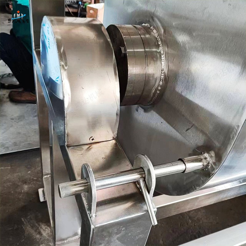 食品级不锈钢卧式搅拌机 双螺带食品粉末混合机大容量和面机批发图2