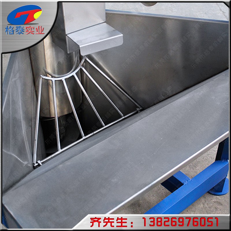 大型不锈钢立式搅拌机再生橡胶混合料 PS塑料回料混合机塑料 颗粒图2