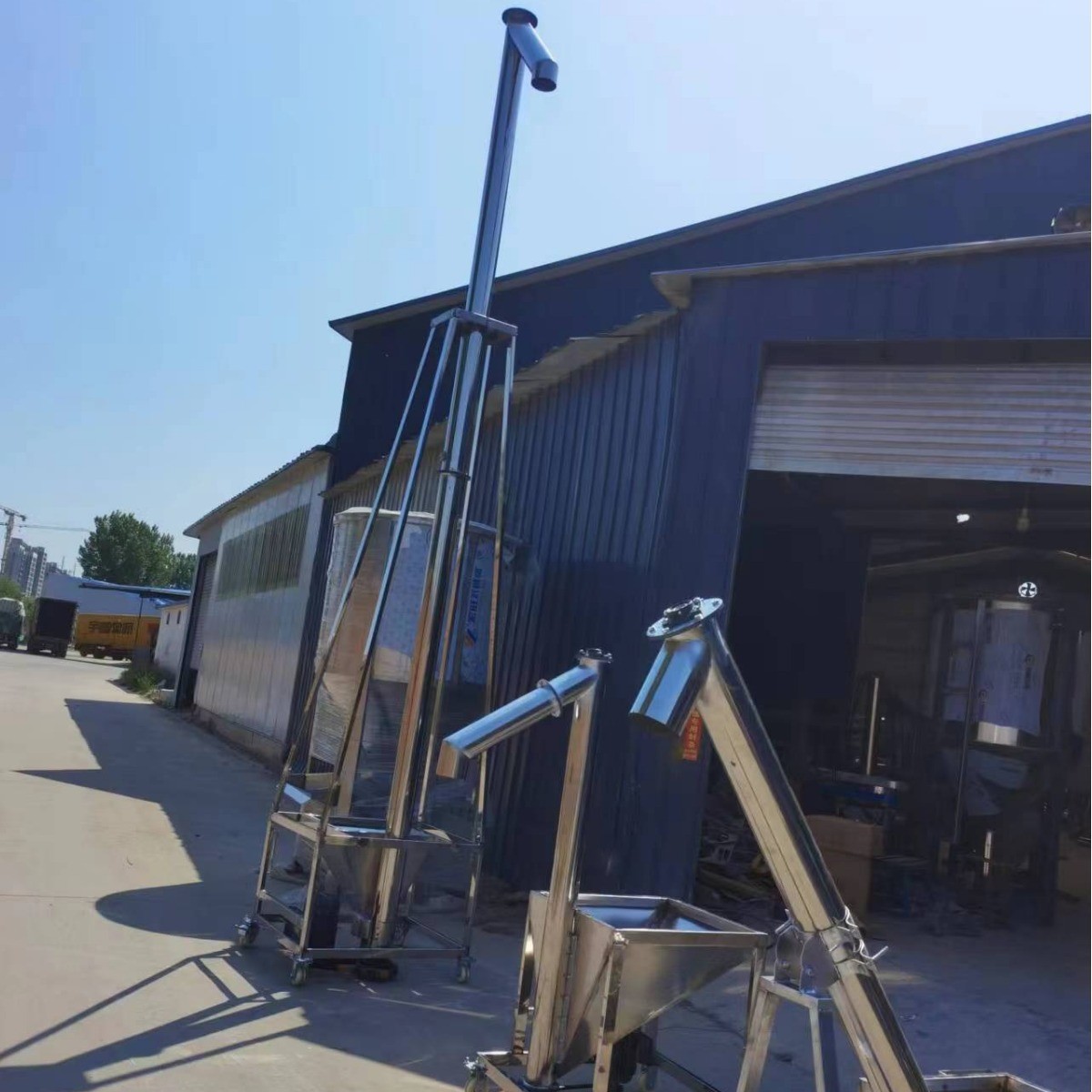 全自动不锈钢螺旋上料机颗粒粉末提升机粮食面粉蛟龙输送机定制图3