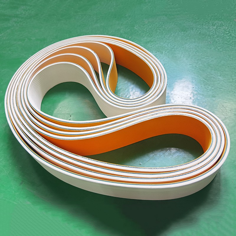 糊盒机开槽送纸皮带 牵引机皮带传动带 粘盒机条纹导向工业皮带图2