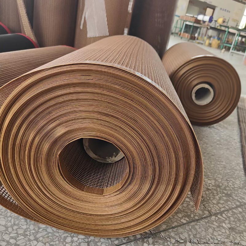 铁氟龙高温传送网带 烘箱铁弗龙耐高温传输带 特氟龙网格输送带图2