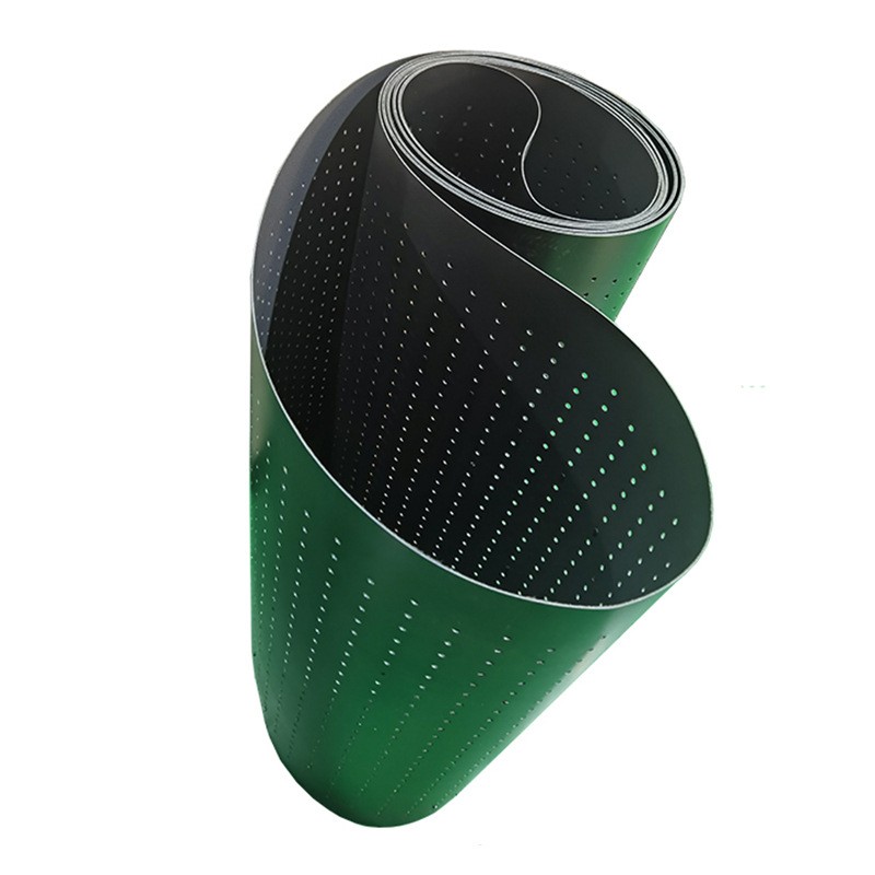 PU打孔输送带 车间流水线透气传送带 工业平皮带食品环形传动带图2