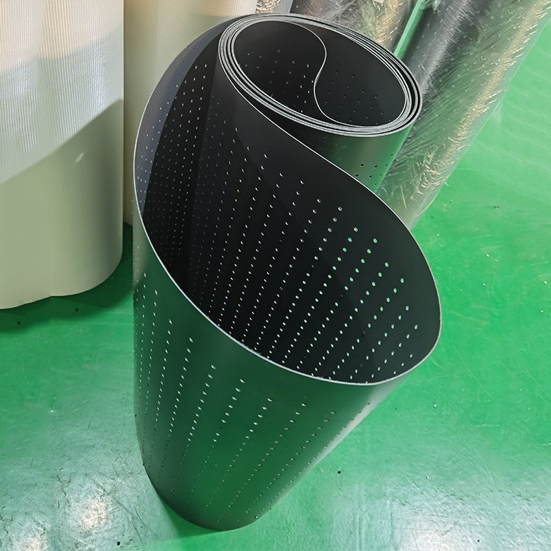 PU打孔输送带 车间流水线透气传送带 工业平皮带食品环形传动带图3