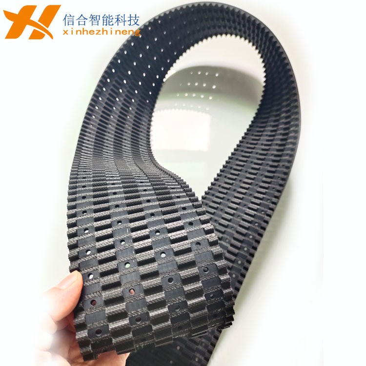 T5MXLT10LHS3MS5MS8M橡胶同步带开槽打孔 传动带工业皮带特殊加工图5