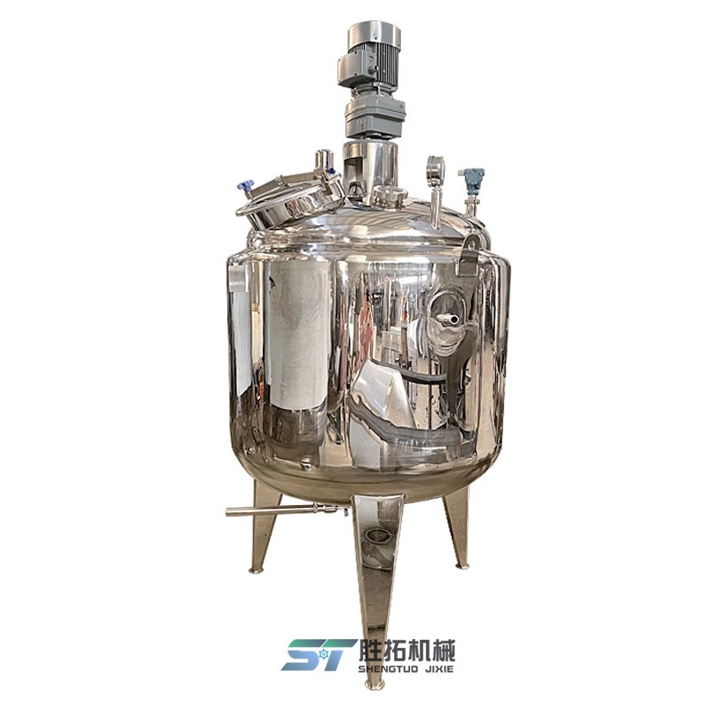 酱料电加热搅拌罐果汁饮料乳化罐蜂蜜恒温搅拌桶黄原胶不锈钢反应图5