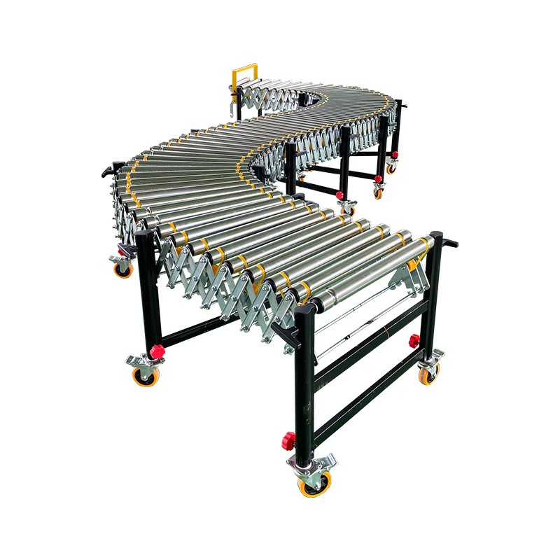 动力滚筒线输送机伸缩传送带可升降转弯装车电动流水线滚筒输送机图4