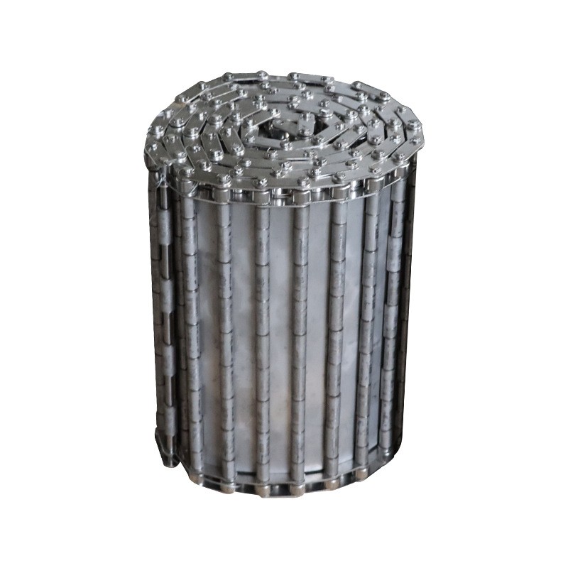 链板输送带大节距自动化输送设备冲孔链板加厚排屑机工业重型链图5