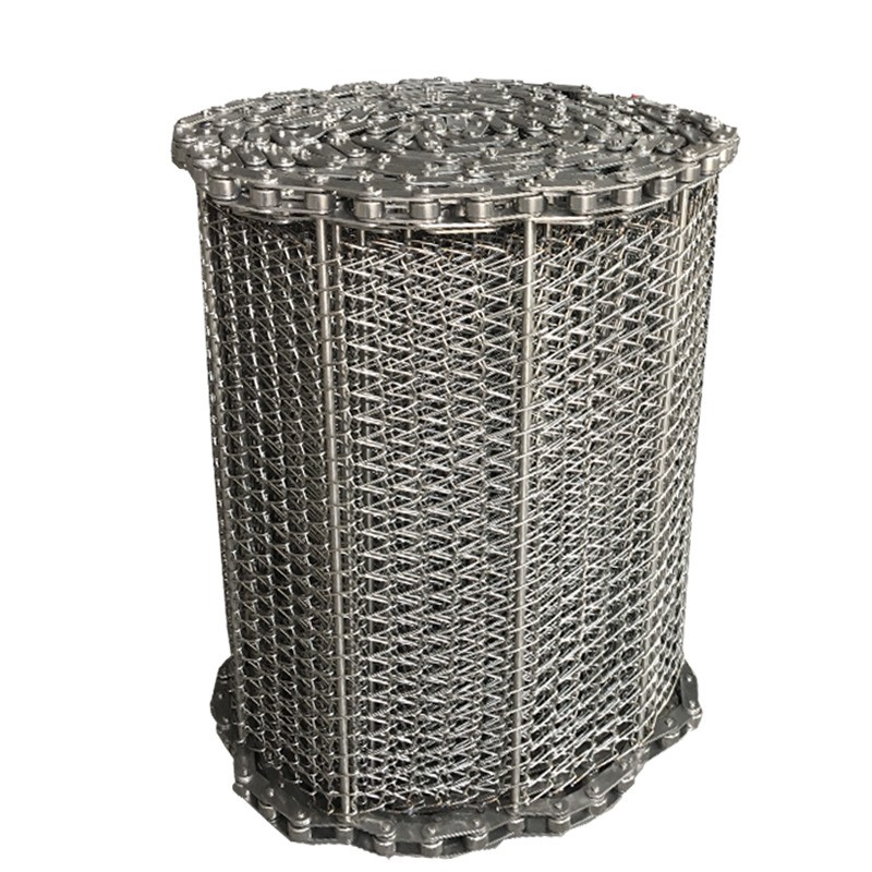 金属网状输送带不锈钢网带板栗烘烤网链传送带304不锈钢双旋网图5