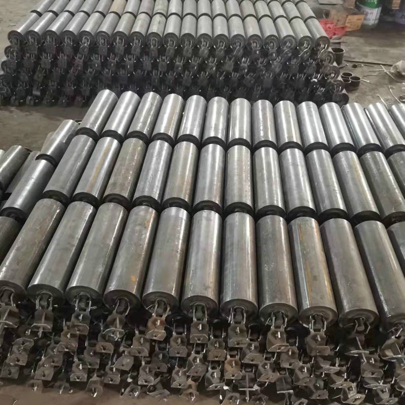 厂家货源三联托辊煤矿井下用矿用挂钩三联辊组偏心托辊煤安认证图4