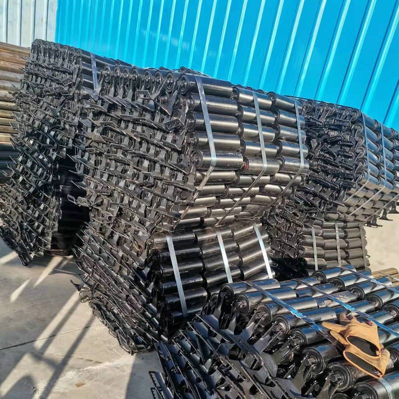 厂家货源三联托辊煤矿井下用矿用挂钩三联辊组偏心托辊煤安认证图3