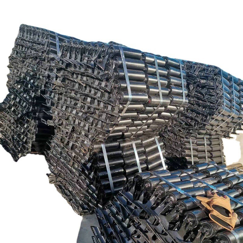 厂家货源三联托辊煤矿井下用矿用挂钩三联辊组偏心托辊煤安认证图5