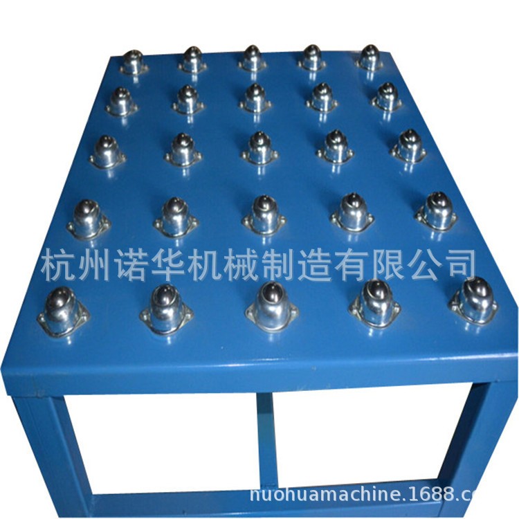 万向球平台输送机，滚筒牛眼输送平台线，万向球工作台，滚珠台面图2