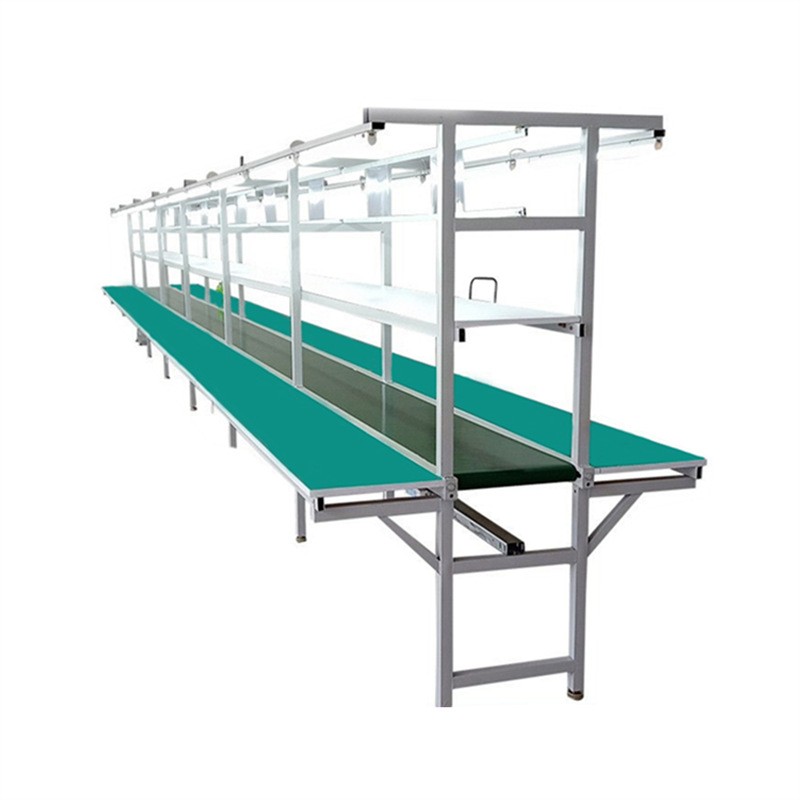不锈钢流水线工作台带灯打包输送带铝型材传送带车间装配生产线图5