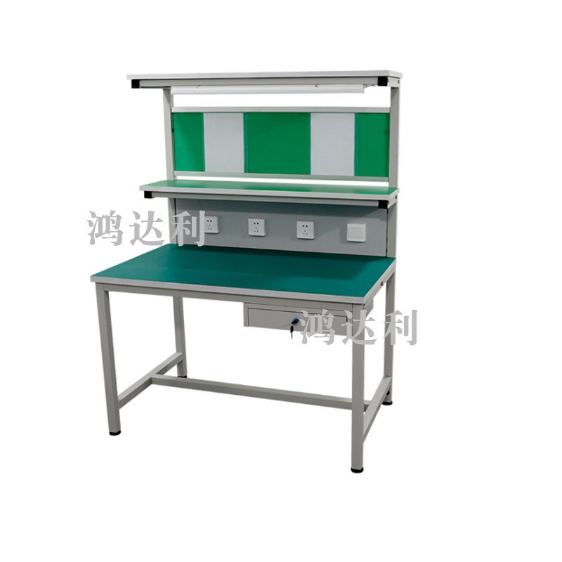 防静电流水线 工作台快递电商打包台工作车间维修组装操作台拉线图3