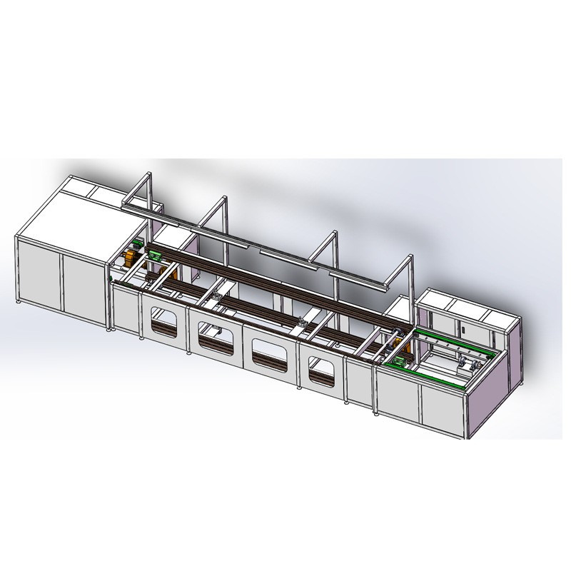 pack电池模组倍速链生产线 新能源锂电池组装配包装储 能流水线图4