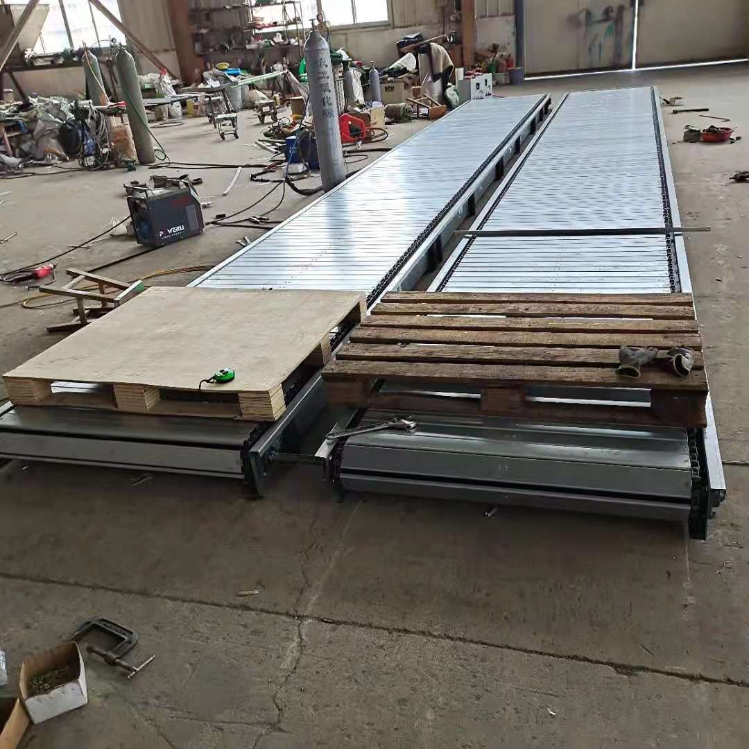 重型链板输送机流水线工业吨包扣板传送机不锈钢链板输送机流水线图2