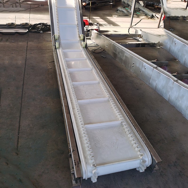 皮带爬坡上料提升机斗式皮带提升机小型传送机流水线物流分拣机图2