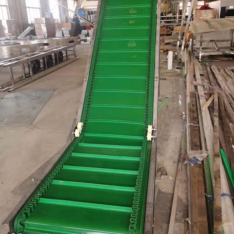 皮带爬坡上料提升机斗式皮带提升机小型传送机流水线物流分拣机图4