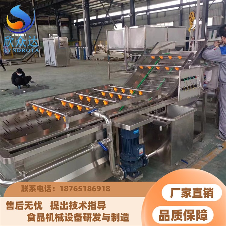 大型果蔬清洗风干流水线 多功能西葫芦清洗设备 大枣加工生产线图3