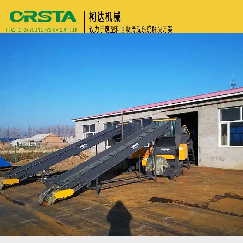 废旧塑料LDPE农膜破碎清洗回收设备 地膜除沙清洗处理生产线图3