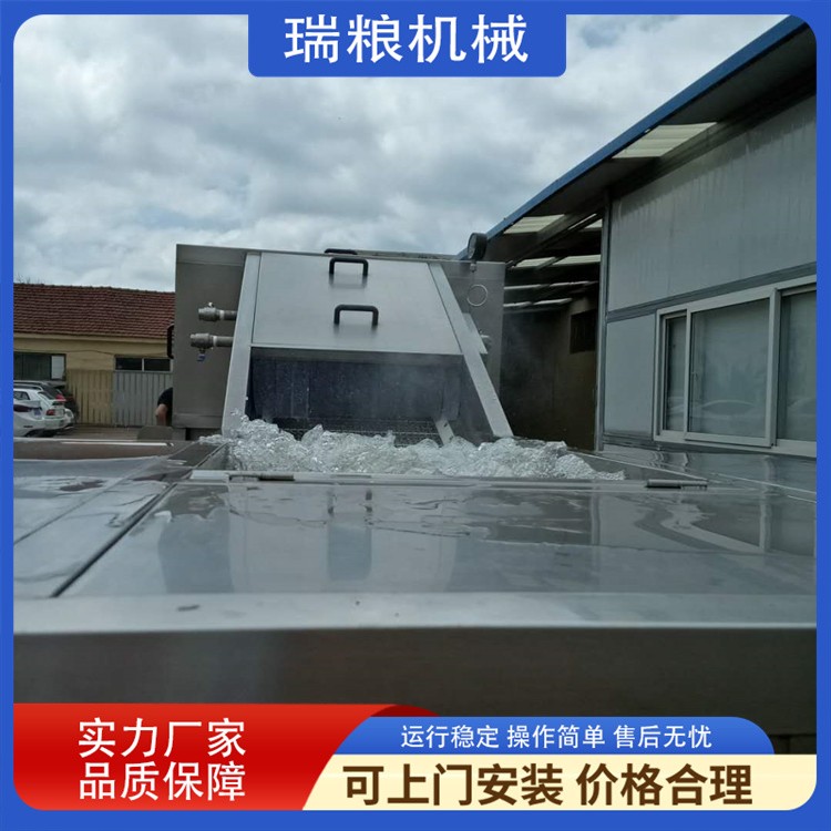 全自动大姜清洗机 自动出料鲜姜清洗设备 变频调速洗姜设备图4