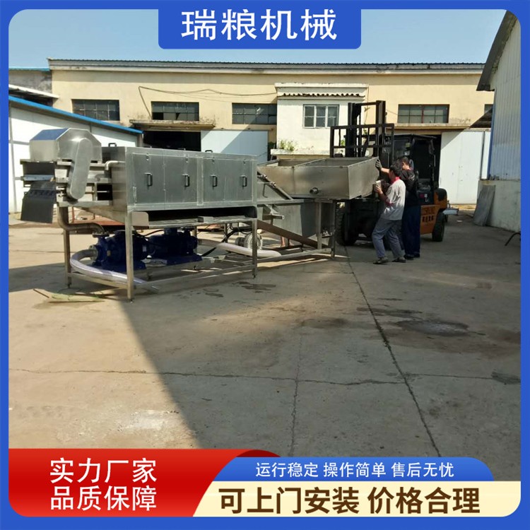 全自动大姜清洗机 自动出料鲜姜清洗设备 变频调速洗姜设备图3