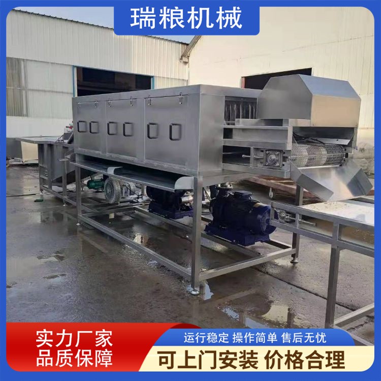 大姜清洗机 土豆生姜清洗去杂机 莴笋气泡喷淋洗菜机