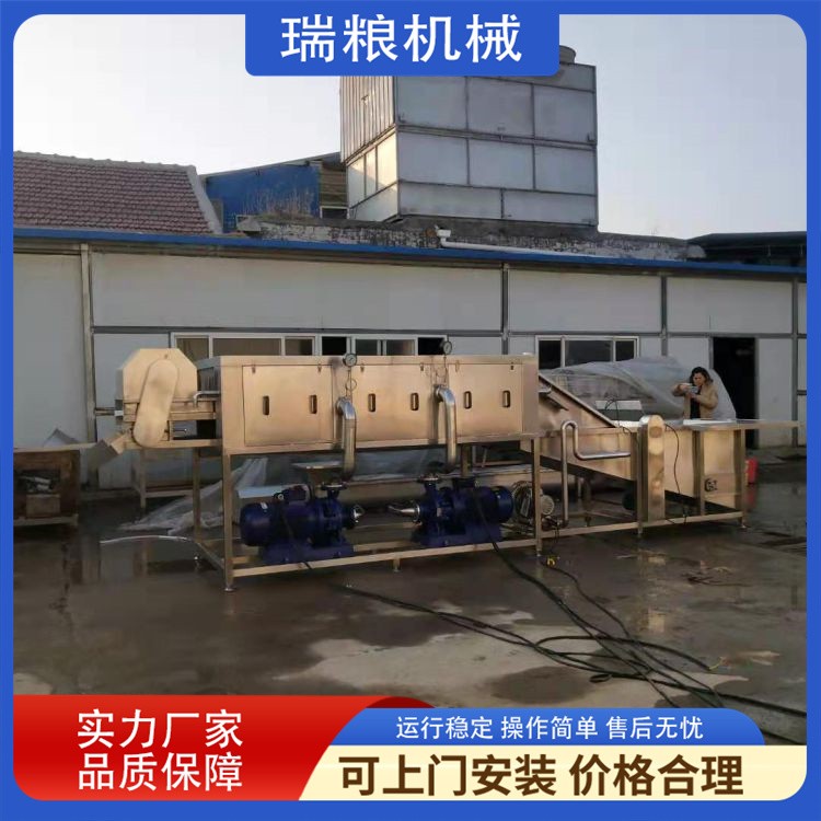 大姜清洗机 土豆生姜清洗去杂机 莴笋气泡喷淋洗菜机图5