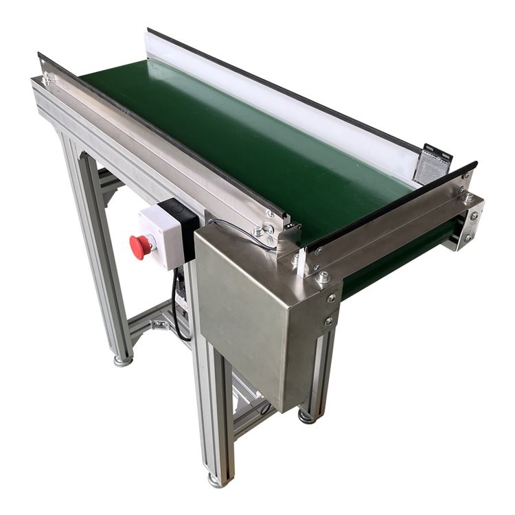 今一直供微型电动皮带输送机 内置桌面自动化滚筒PVC生产流水线图4