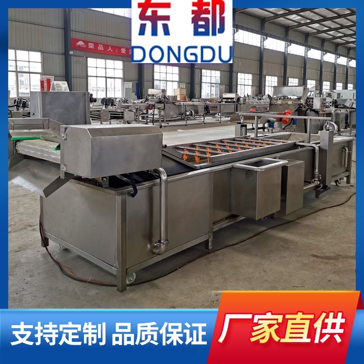 马铃薯毛辊清洗去皮机 土豆清洗流水线 东都机械图5