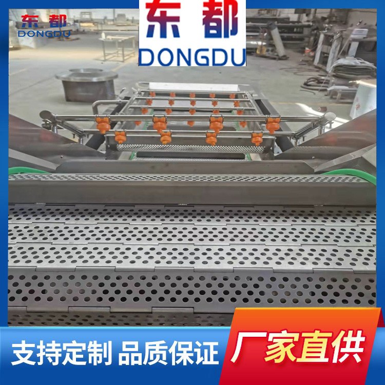 马铃薯毛辊清洗去皮机 土豆清洗流水线 东都机械图4