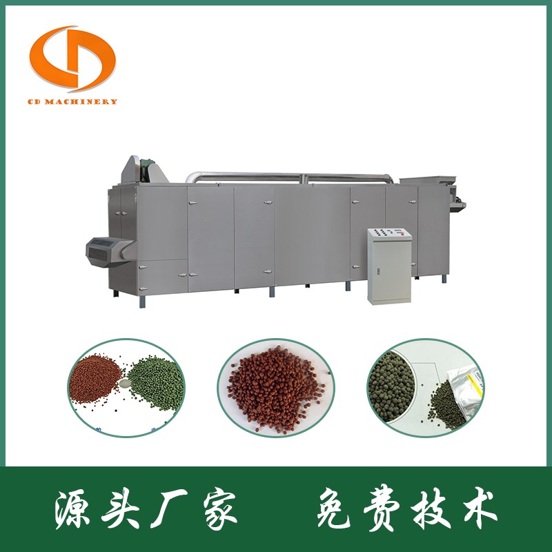 漂浮鱼饲料生产设备 漂浮水产饲料加工设备 鱼食生产线 双螺杆膨化机图4