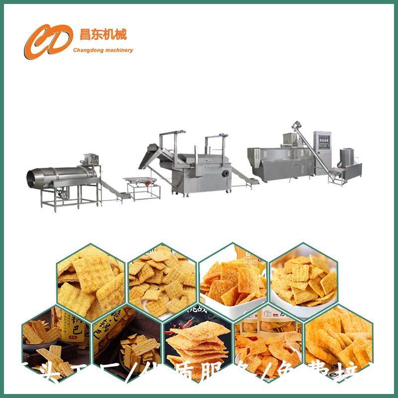 休闲食品生产线 小型膨化食品加工设备 双螺杆膨化机图4