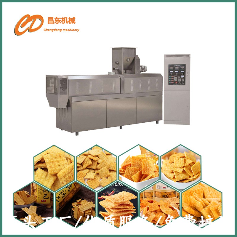 休闲食品生产线 小型膨化食品加工设备 双螺杆膨化机图2