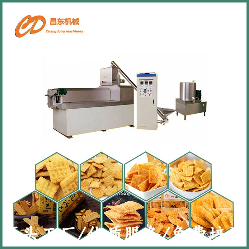 休闲食品生产线 小型膨化食品加工设备 双螺杆膨化机图3