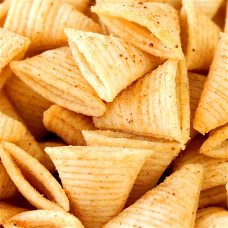 双螺杆油炸休闲食品生产线 山东赛百诺 油炸小食品设备图3