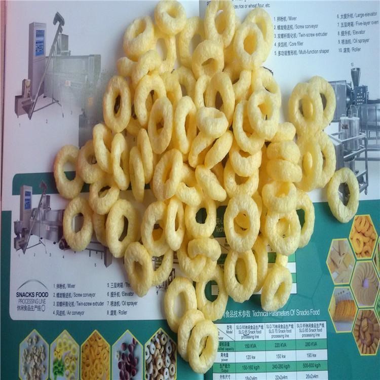 双螺杆85膨化休闲食品生产线 山东赛百诺 膨化小食品加工机械图5