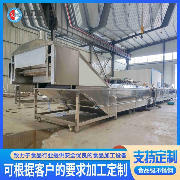 心和牌 新型全自动连续米粉酱菜巴氏杀菌 酱料灭菌机延迟质保图2