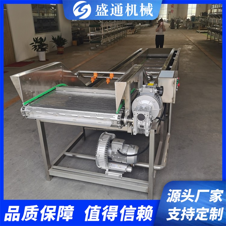 ST-2型山野菜清洗机 竹笋加工设备 预制菜加工流水线盛通生产图4