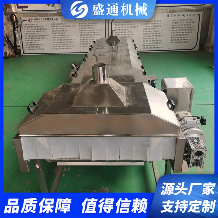 盛通牌ST-3型商用小龙虾蒸煮机龙虾尾加工设备毛肚加工流水线图4