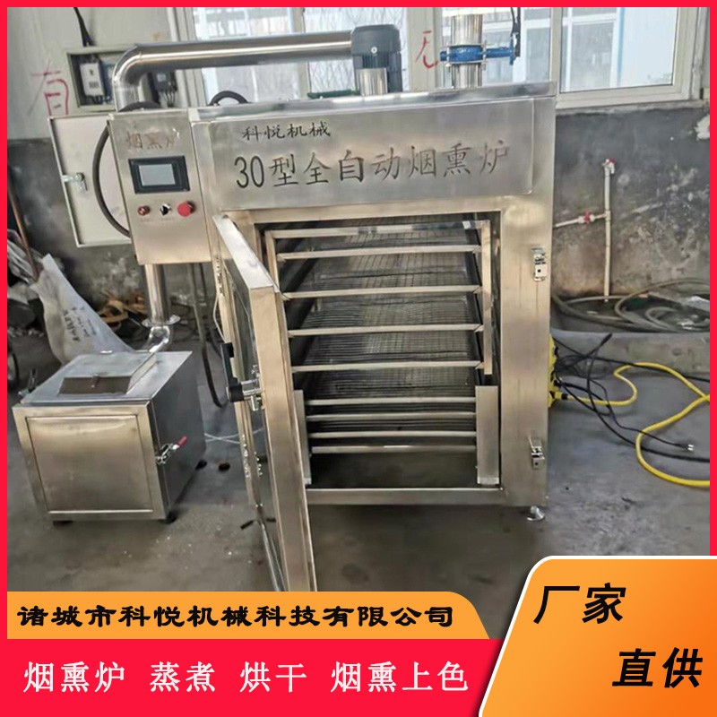 熏豆干烟熏炉全自动 豆腐干烟熏机 香干上色可调熏色炉厂家按需定制图3