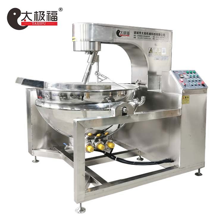 360度全自动100-500L火锅底料炒锅 不锈钢酱料炒料机 翻炒均匀图3