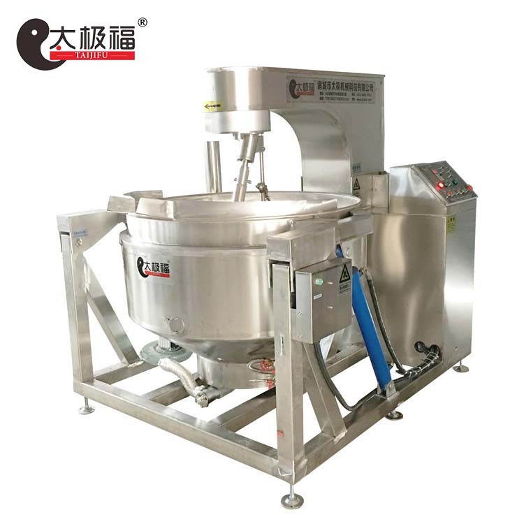 360度全自动100-500L火锅底料炒锅 不锈钢酱料炒料机 翻炒均匀图4