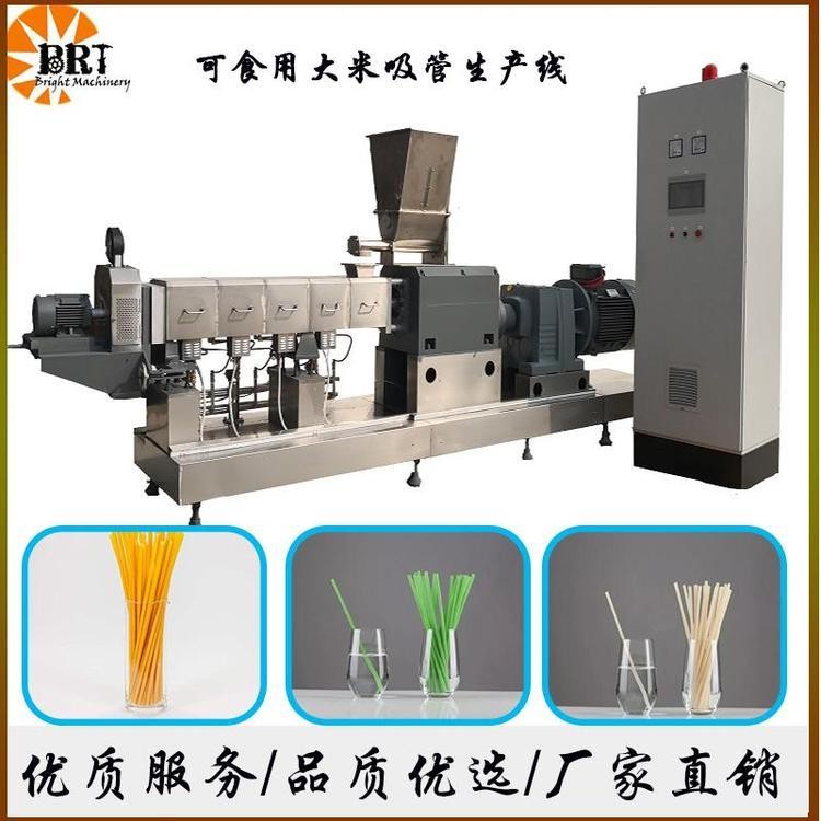 大米环保吸管挤出机 比睿特 食用降解吸管成型机 欢迎咨询图1